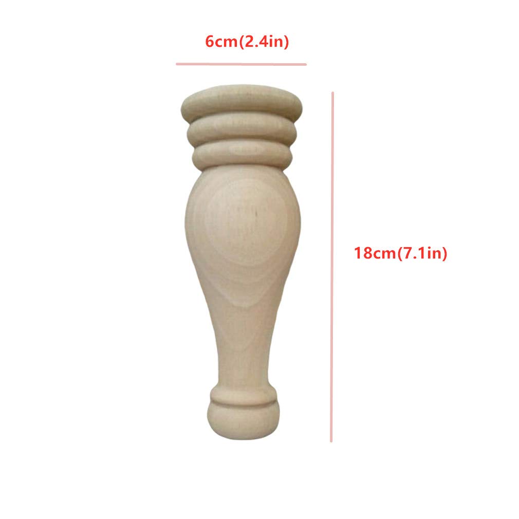 Set Di 4 Gambe Tavolo Inclinate 25cm Piedi Per Mobili In Legno Con Piastre Di Montaggio E Viti 51958192 - Foto 5