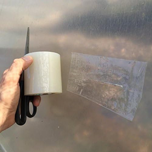 Bootstrap Farmer Greenhouse Repair Tape 3” x 66’ | 6 Mil Thick UV Stabilized Polyethylene Film for Plastic Sheeting Seams and Patching