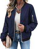 Zeagoo Women’s Bomber Jacket Casual Coat