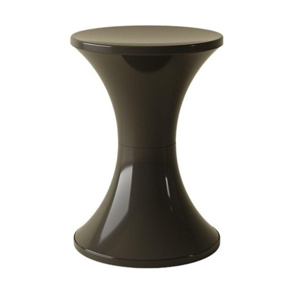 ZTHYSHOZ Coffee Table Colorful Mini Sofa Side Table Small Bedside Storage Home Stool Corner(Black)