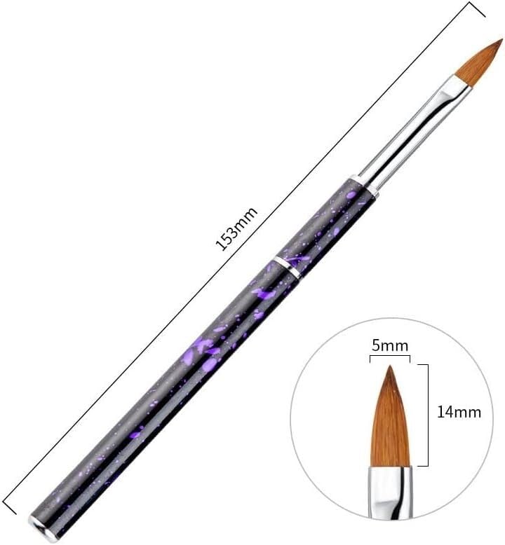 Manicure Painting Brush Pen Metal Stripes Acrylic Nail Art Drawing Liner of Gel Lines Flat Tools