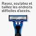 Schick Xtreme 4 Outlast Razor Disposable Razors for Men, 3 Count