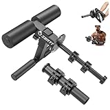 Tib Bar & Tibialis Trainer Pro - Knees Over Toes Calf Raise Machine for Calves, Shins, Ankles. Fits 1 inch and 2 inch Olympic Weight Plates & All Shoe Sizes. Strength Training & Lower Leg Muscles.