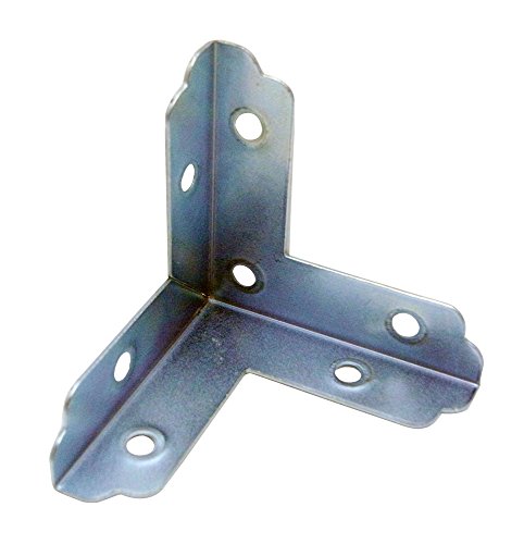 和気産業(Waki Sangyo) ユニクロ 三方面隅金(相小) 補強金具 接合金具 連結金具 31mm BY-011