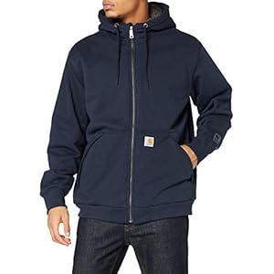Carhartt Men’s Rain Defender® Relaxed Fit Midweight Sherpa-Lined Full-Zip Sweatshirt