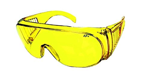 Inc. Fit Over Wear Over Reading Glasses No Blind Spot Yellow Lens Wrap Sunglasses - Night Driving, Clear, Smoke Lens (Yellow 0028)