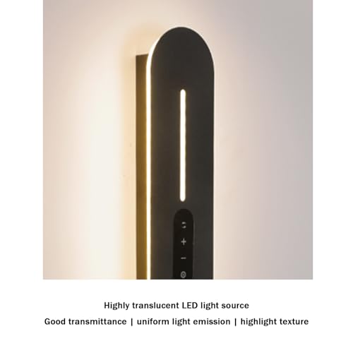 Lámpara de pared LED regulable de 60cm con interruptor táctil para dormitorio 5