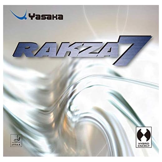 Yasaka Rakza 7 Table Tennis Rubber (Made in Germany), Red, Max