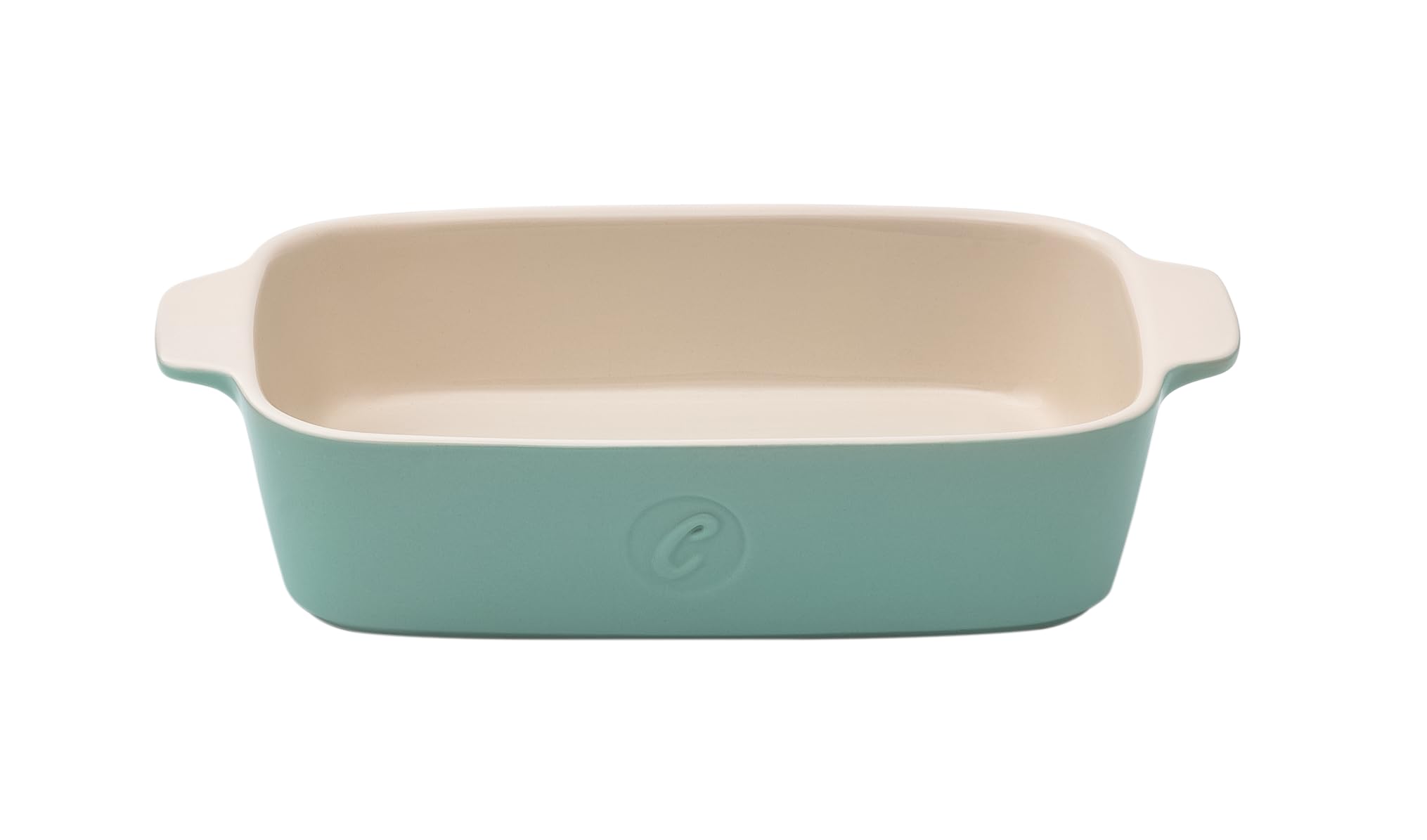 Chefclub Small Stoneware Roasting Dish 25.5 x 15.5 cm, Ceramic Oven Dish