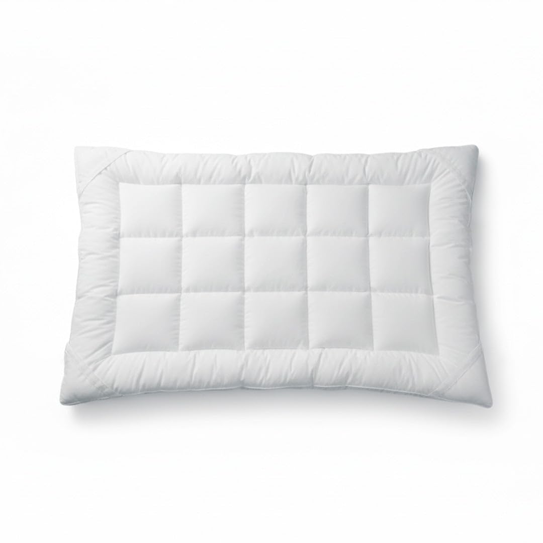 The White Stone Topper singolo 80x190 | Coprimaterasso Imbottito 800 gr/mq in Palline di Ovatta con Rivestimento in Microfibra Traspirante | Comfort e Volume Extra | Protezione Materasso