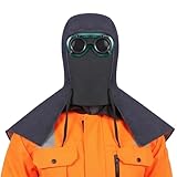 Schweißhelm - Gesichtsschutz mit Nacken-Schulterdrapierung | Schweiß-Gesichtsschutz für Metallverarbeitung, Reparaturwerkstätten, Automobil, MIG, ARC, WIG, Schneiden, Schleifen, Dunkelgrau