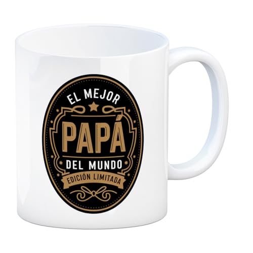 speecheese El mejor Papá del mundo Taza edición limitada - diseño elegante para el día especial, regalo papá día del padre speecheese El mejor Papá del mundo Taza edición limitada - diseño elegante para el día especial, regalo papá día del padre