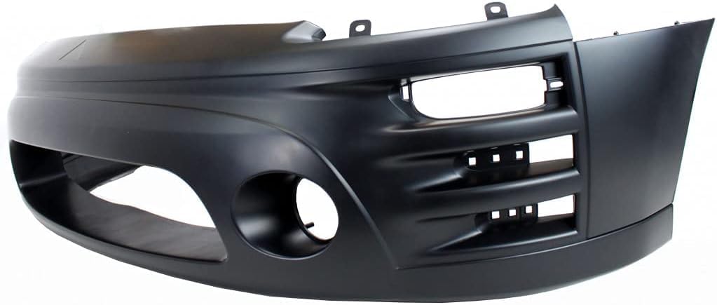 New Front Bumper Cover Primed Plastic Replacement For Mitsubishi Eclipse 2002 2003 2004 2005 From 2-02 With Emblem Provision Without mounting bracket(s) Replaces OE 6400B280 | MI1000282 | M010333P