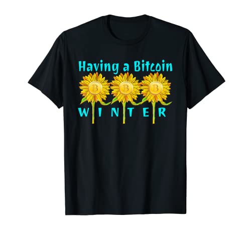 Funny Winter HODL BTC Bitcoin Cryptocurrency T-Shirt