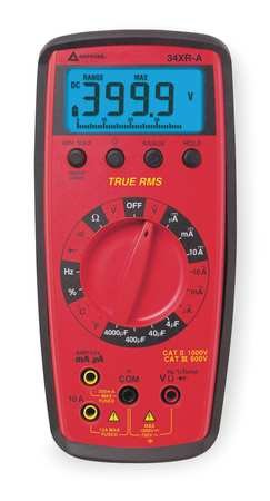 Digital Multimeter, 750V, 10A, 40 MOhms