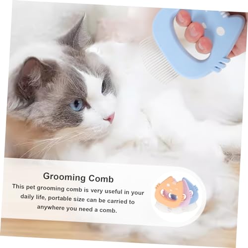 FRCOLOR 3 Pecas Acessórios Para Animais De Estimação Escova De Cuidados Para Animais De Estimação Pe
