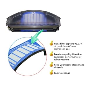 Replacement Parts Kit Includes Bristle & Flexible Beater Brush & Armed-3 Side Brush & Filters for iRobot Roomba 600 Series 614 618 620 630 640 650 651 660 665 670 680 685 690 692 694 695 Vacuum Replacement Parts Kit Includes Bristle Flexible Beater Brush Armed 3 Side Brush Filters for iRobot Roomba 600 Series 614 618 620 630 640 650 651 660 665 670 680 685 690 692 694 695 Vacuum