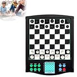 【Auto-Setup-Funktion】Behebt Störungen, die durch verschobene Figuren, vorzeitiges Verlassen des Spiels oder Pausen von Kindern verursacht werden. Enthält 100 sorgfältig gestaltete Endspielübungen für kontinuierliche Verbesserung durch Computerspiele.