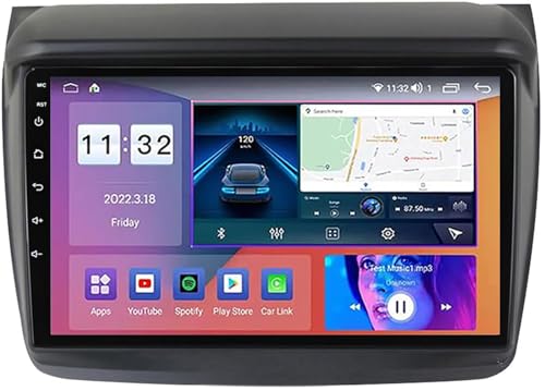 Navegación GPS Android 12 con pantalla de 9 pulgadas y Carplay para tu Mitsubishi L200