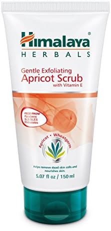 Himalaya Gentle Exfoliating Apricot Scrub to Nourish, Soften and Remove Dead Skin Cells for a Deep Clean and Renewed Skin, 5.07 oz