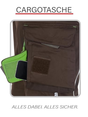 Engelbert Strauss Bundhose e.s.Motion 2020 Kastanie/seegrün (48)