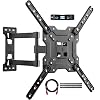 Suptek TV Wall Mount Swivel and Tilt Full Motion for Most 23 to 55 inch TV Mount up to 55lbs max VESA 400x400mm (A1+)