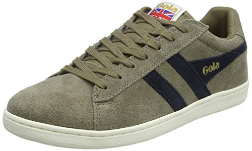 Image of Gola Equipe Suede - Sneakers for Men - Contrasting Wingflash - Heel Return - Durable Cupsole - Low Silhouette