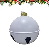 Utilisation polyvalente : ces boules de Noël d'extérieur apportent du charme aux jardins, pelouses, terrasses et patios, fonctionnant comme des solutions de décoration flexibles qui rehaussent l'attrait visuel de tout environnement extérieur pendant la saison des fêtes.