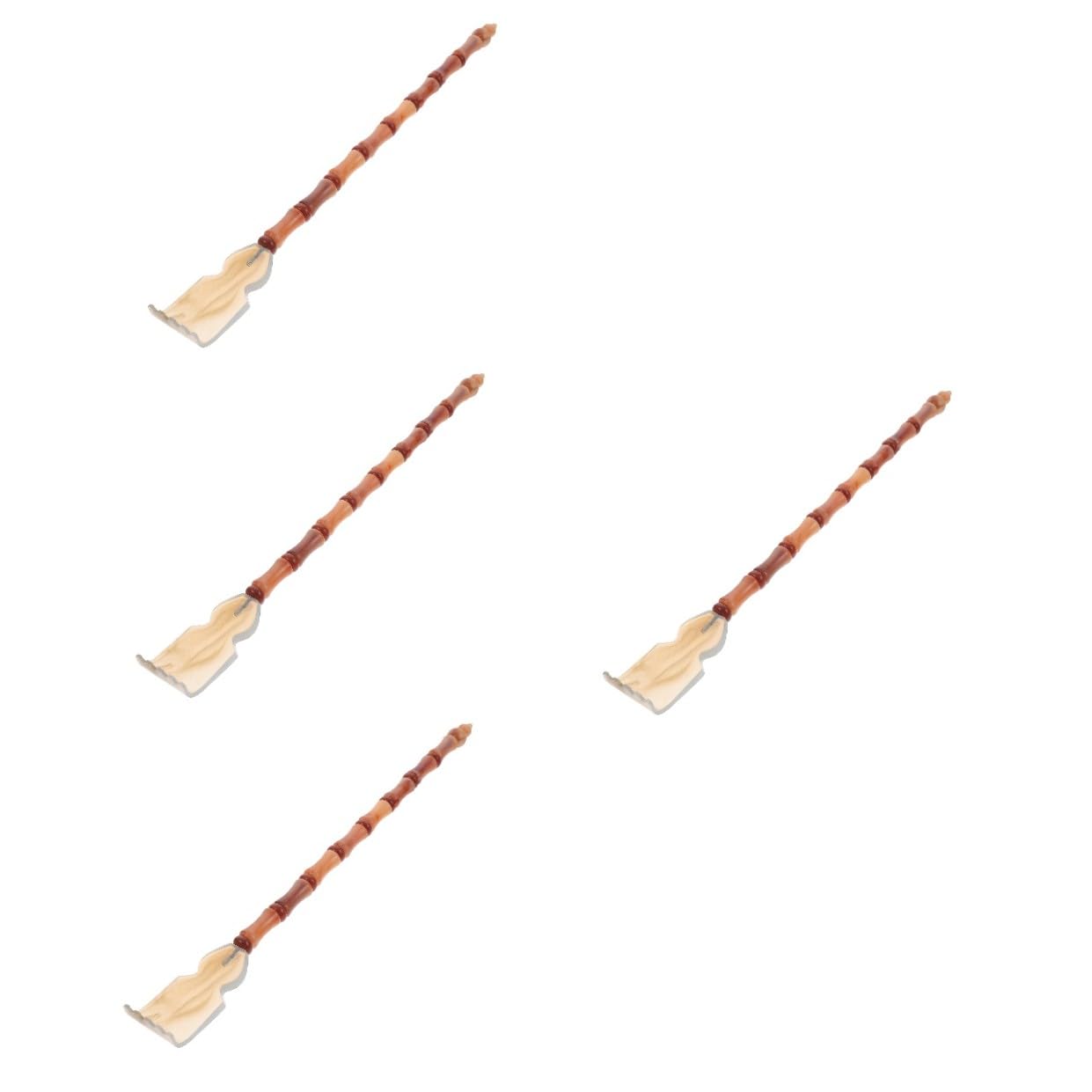 CALLARON 4stücke Rückenkratzer Ergonomischer Rückenmassager Echtem Horn Tragbares Massagewerkzeug Für Zuhause Für Juckreizlinderung Und Entspannung