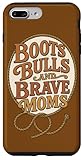 Photo Gallery stivali bulls and brave moms country rodeo support design custodia per iphone 7 plus/8 plus Photo Gallery stivali bulls and brave moms country rodeo support design custodia per iphone 7 plus/8 plus