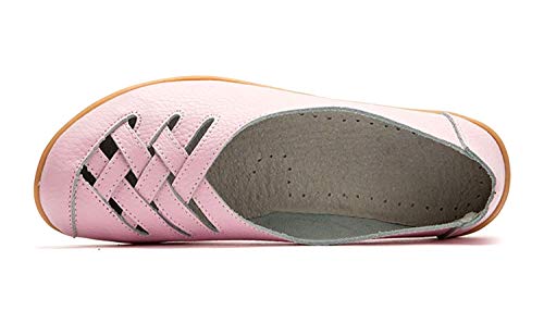 Image of VenusCelia Women's Braided-Nests Walking Flat Loafer
