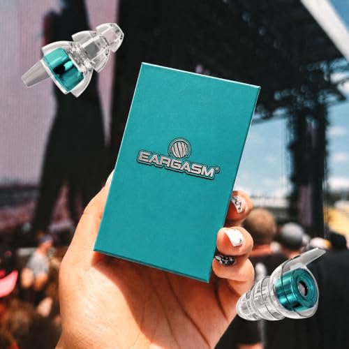 Image of Eargasm High Fidelity Max Earplugs for Concerts, Festivals, Musicians, DJs, Night-Life, Motorcycle Hearing Protection - Reusable High Decibel Ear Plugs for High Fidelity Noise Reduction up to 27 dB