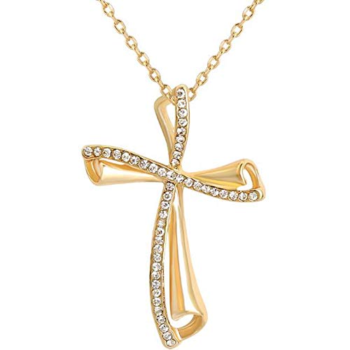 Collier pendentif de prière chrétienne or argenté au design ciselé de prestige