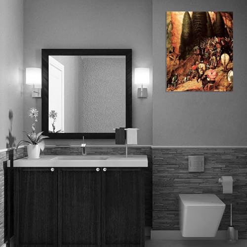 La conversion de Saül détail impression sur toile décoration murale classique 80x105cm