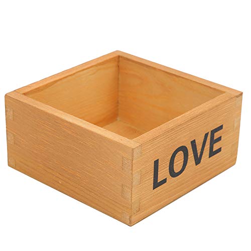 Maceta Suculenta De Madera, 2 Piezas Contenedor De Madera Caja De Flores Caja De Almacenamiento De Macetas Caja De Almacenamiento De Plantas De Flores Suculentas De Madera Multifuncional Caja Organiza
