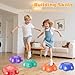 BOLZRA 5 Pcs Cat Claw Balance Stepping Stones, Non-Slip Kids Sensory Toys with Music, Toddlers Obstacle Course Coordination Game Toys, Indoor & Outdoor Christmas Birthday Gifts for Age 3 4 5 6