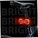 KDAMGOQE Bicycle Tail Light Bike Tail Light, 5 Modes 40 LED Waterproof Rear Bike Light, Remote Control USB Rechargeable Bicycle Lights, Adjustable Bike Lights for Night Riding