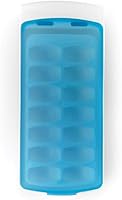 OXO Good Grips No-Spill Ice Cube Tray with Silicone Lid - Leak-Proof, Stackable Freezer Storage
