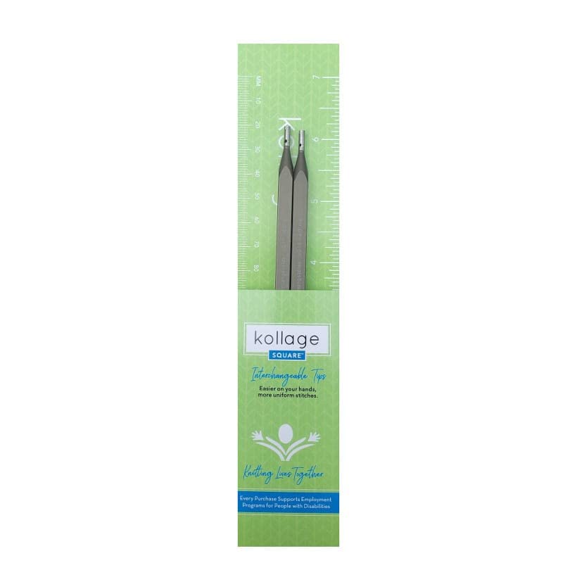 Kollage - Grey Square Interchangeable Tips 3.5' /...