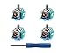 PeakLead 4PCs Joystick Analogico per PS4 DualShock 4 Wireless Controller, Parti di Ricambio di 3D Sensore Modulo Stick Rocker con Cacciavite Kit