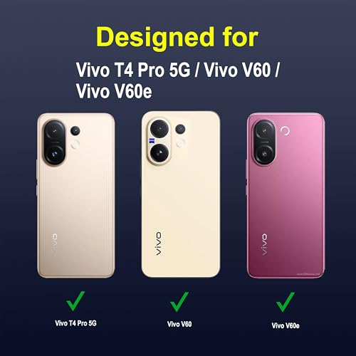 Image of Zapcase Back Case Cover for Vivo T4 Pro 5G | Compatible for Vivo T4 Pro 5G Back Cover | Liquid Silicon Magic Case with Camera Protection | Sapphire
