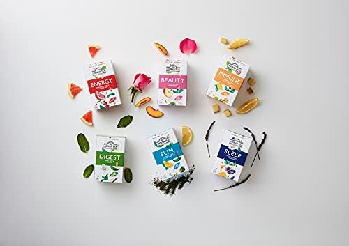 Miniatura 8 de Ahmad Tea Bolsitas de té de hierbas, manzanilla, miel y lavanda 'Sleep' con beneficios naturales, 20 unidades (paquete de 1), descafeinado y sin