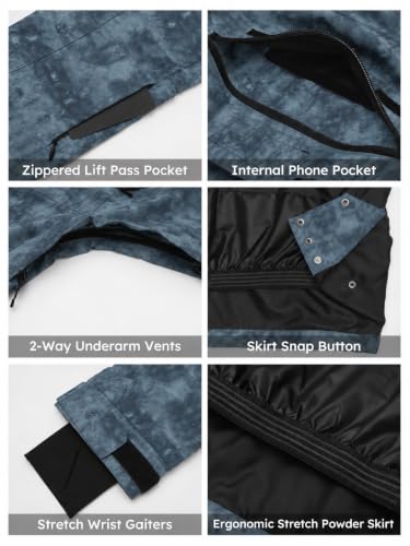 bump outdoor 121WI9001 Snowboard Shell Jacket