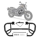 Upgraded Version Motorcycle Engine Guard Highway Crash Bars Bumper Protector for 2017-2022 Honda Rebel CMX 300 CMX 500 Models