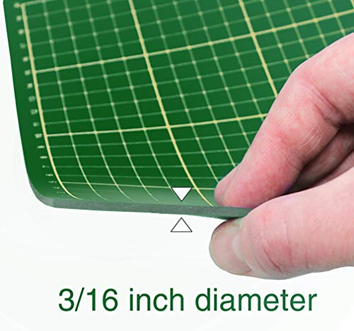 VViViD Green Self-Healing 34” x 22” Inches Rotary Cutting Mat Gridded & Ruled Reversible Professiona