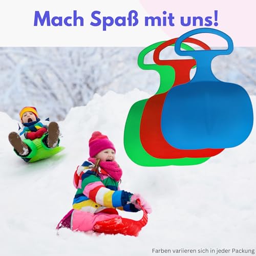 3 scivoli da neve XXL