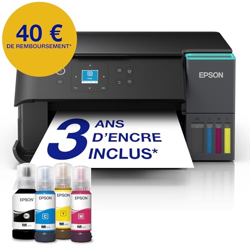 Imprimante Jet d'encre Wi Fi Epson C11CL41414 multifonction recto verso - vue 3