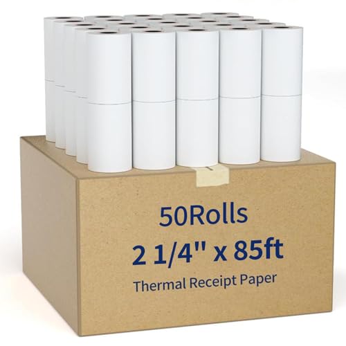 Rollos de papel térmico para caja registradora en comercios y hostelería