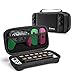tomtoc Étui de Voyage Rigide pour Nintendo Switch et Nintendo Switch OLED 2021, Housse Sac de Transport pour Nintendo Switch et Pro Controller, Accessoires, avec Poignée, 24 Cartouches de Jeu, Noir