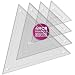 Triangle Quilting Template Set, 4", 3", 2", 1" with 1/4" Seam Allowance